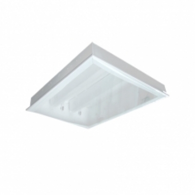 MÁNG ĐÈN TÁN QUANG ÂM TRẦN CHỤP MICA 2x9W (LLA6209)